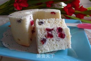 蔓越莓天使蛋糕的做法步骤：12
