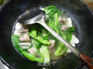 菜芯排骨年糕汤的做法步骤：13