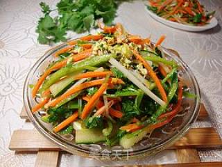 爽口小凉菜------【生拌老虎菜】的做法步骤：11