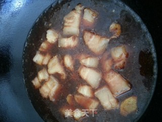蜜汁五花肉的做法步骤：9