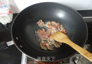 【毛豆木耳炒肉丝】的做法步骤：5