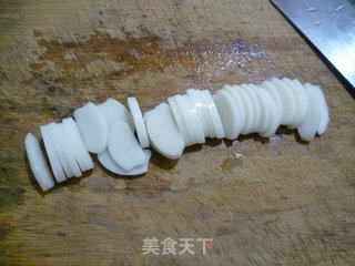 上汤大白菜皮蛋年糕的做法步骤：5