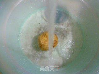 菜芯土豆炒年糕的做法步骤：5