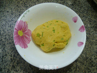 香芹玉米面煎饼的做法步骤：11