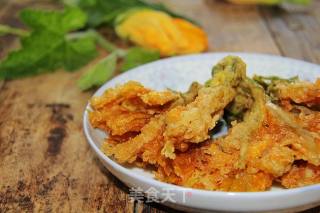 酥炸南瓜花的做法步骤：6