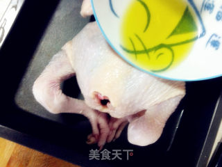 香烤全鸡的做法步骤：5