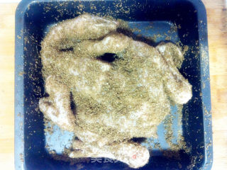 香烤全鸡的做法步骤：8