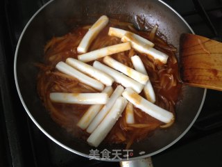 辣炒年糕的做法步骤：8