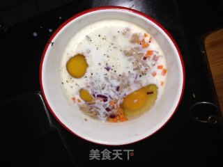 金枪鱼蛋卷的做法步骤：2