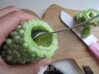 清心苦瓜的做法步骤：2