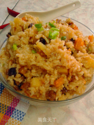 夏季懒人饭菜——腊肉土豆焖饭的做法步骤：7