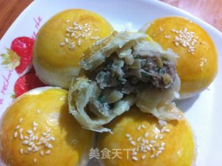 榨菜鲜肉月饼的做法步骤：27