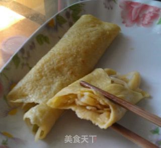 酸辣土豆丝卷饼的做法步骤：4