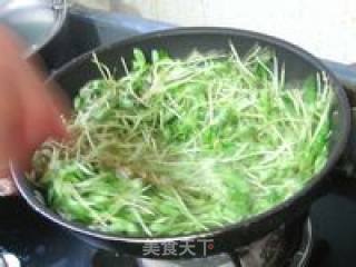 苋菜炒黑豆芽的做法步骤：4