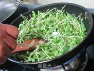 苋菜炒黑豆芽的做法步骤：5