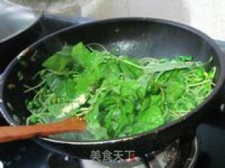 苋菜炒黑豆芽的做法步骤：7