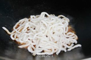 黑椒猪肉炒乌冬面的做法步骤：9