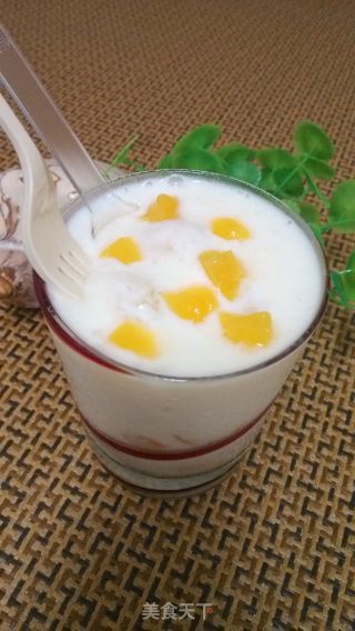 黄桃奶昔的做法步骤：6