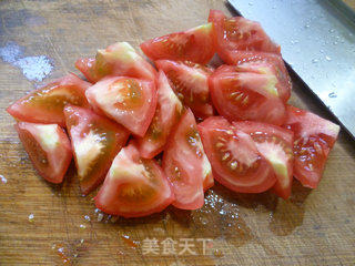 鸡蛋番茄炒花菜的做法步骤：6