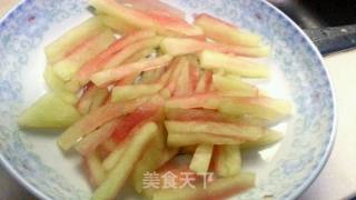西瓜皮小炒肉的做法步骤：2