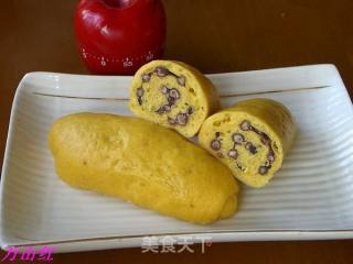 南瓜蜜豆馒头的做法步骤：10