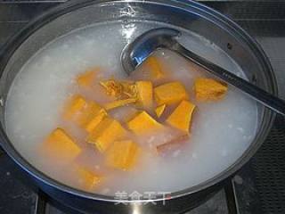 南瓜糯米粥的做法步骤：4