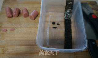 爱心饭团，爱心虾球的做法步骤：8
