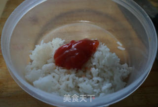爱心饭团，爱心虾球的做法步骤：9