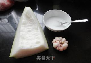 【蒜末冬瓜】-素菜里的减肥菜的做法步骤：1