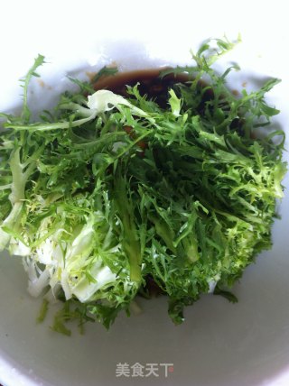 【散子凉拌苦菊】的做法步骤：6