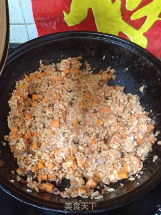 番茄什锦鲜虾饭的做法步骤：7