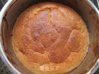芝麻戚风蛋糕的做法步骤：15