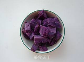 紫薯年糕汤的做法步骤：4