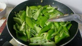 孜然青椒炒鸡心的做法步骤：8