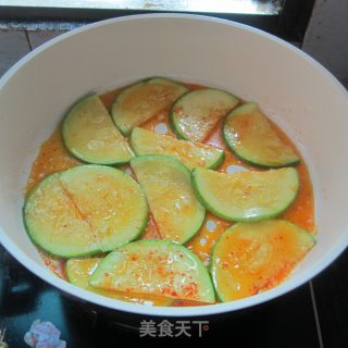 煎嫩南瓜片的做法步骤：7