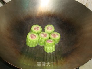 〖煎酿四宝〗----茄子苦瓜辣椒豆腐肉肉，把营养一次性吃进肚子的菜的做法步骤：8