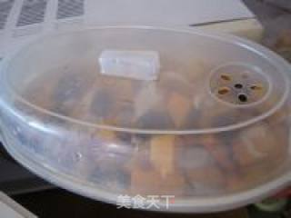微波蒸南瓜的做法步骤：6