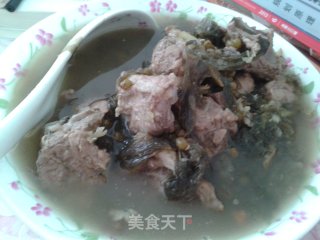 紫菜绿豆炖排骨的做法步骤：4