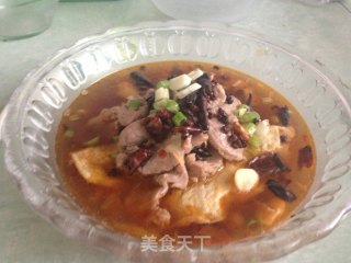 快手二号：水煮肉片的做法步骤：6