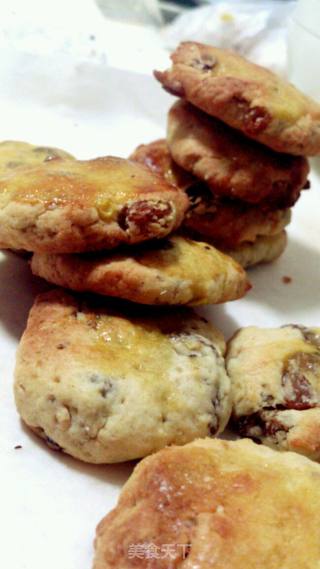 低糖健康燕麦提子软饼的做法步骤：4