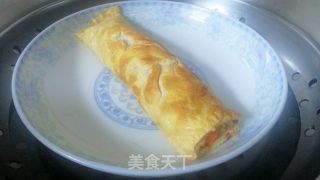 香菇猪肉鸡蛋卷的做法步骤：11