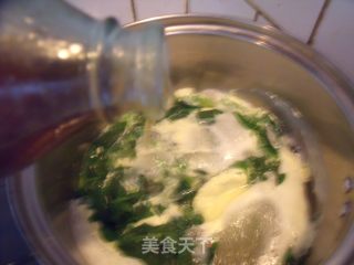 菠菜鸡蛋汤的做法步骤：8