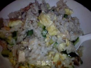 鸡肉丁炒米饭的做法步骤：4