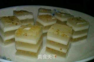 椰汁桂花糕的做法步骤：5