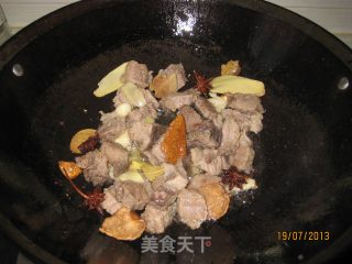 番茄炖牛肉的做法步骤：7