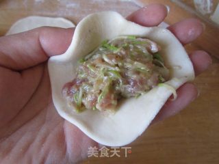 西葫芦肉馅锅贴的做法步骤：8