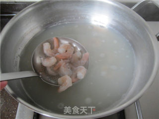 青酱虾仁沙拉面的做法步骤：10