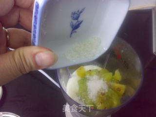 奇异果酸奶沙冰的做法步骤：5
