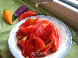 蜜汁拌番茄的做法步骤：4