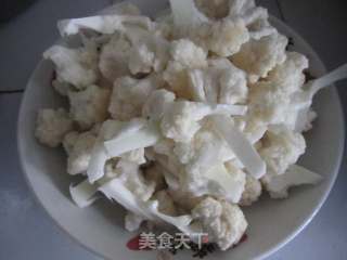 蚝油菜花的做法步骤：1